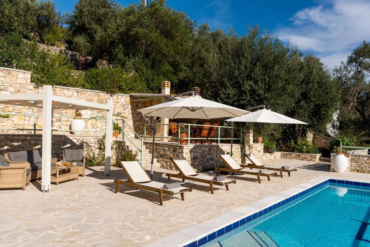 Villa Loggos View House Mastoratika Exterior foto