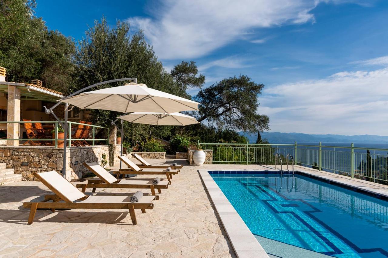 Villa Loggos View House Mastoratika Exterior foto